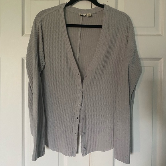 Roxy Tops - ROXY Oversized Waffle Shirt